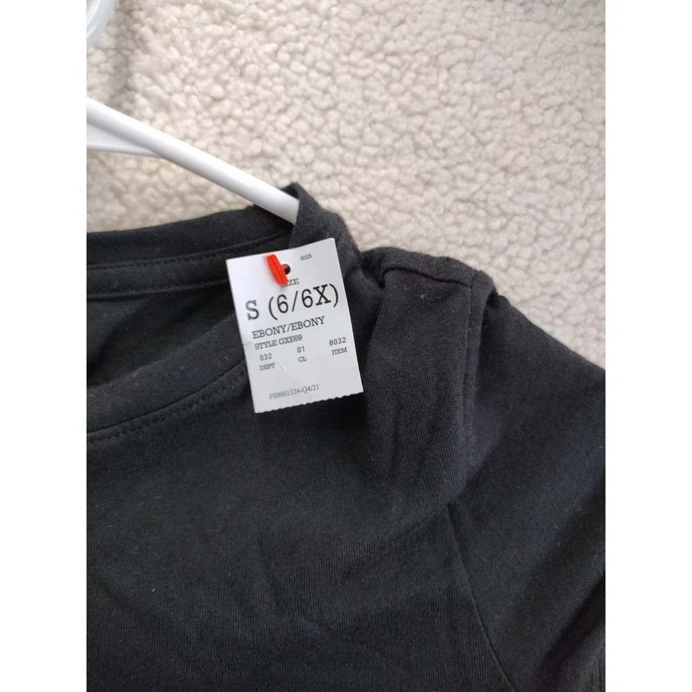 Cat‎ and Jack Kids Black Short Sleeve Crew Neck T Shirt Size S 6